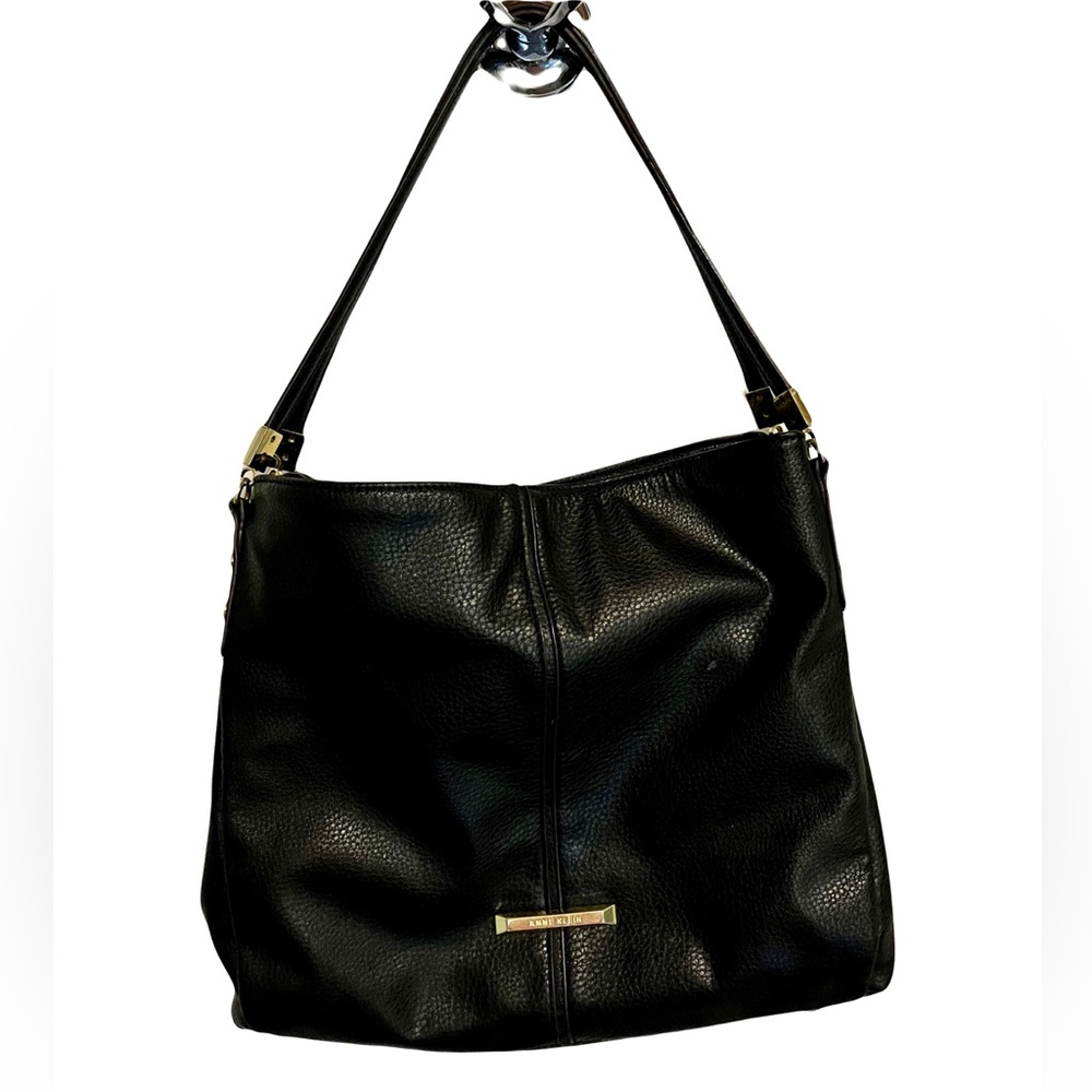 Elegant Anne Klein Black Shoulder Bag